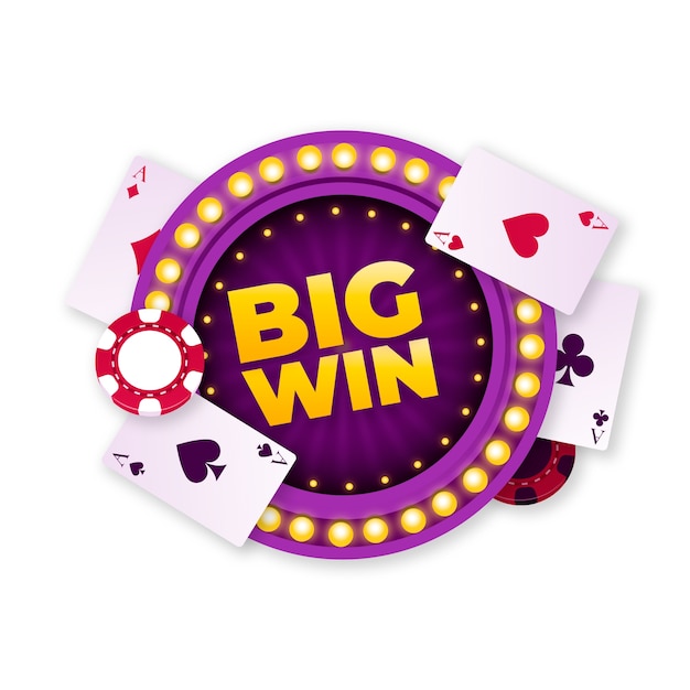 Illustration d'éléments de casino réalistes