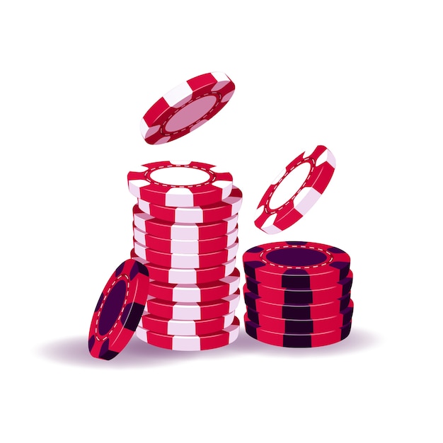 Illustration d'éléments de casino réalistes