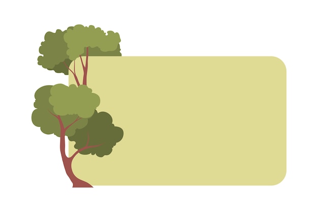 Illustration de la forêt verte