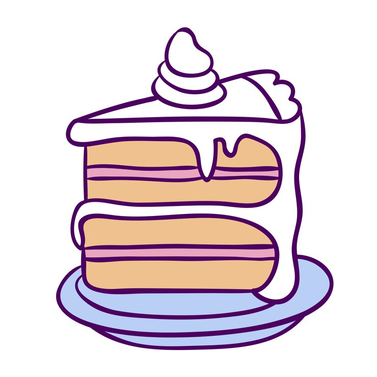 PSD gratuit illustration de l'icône d'anniversaire dessinée à la main