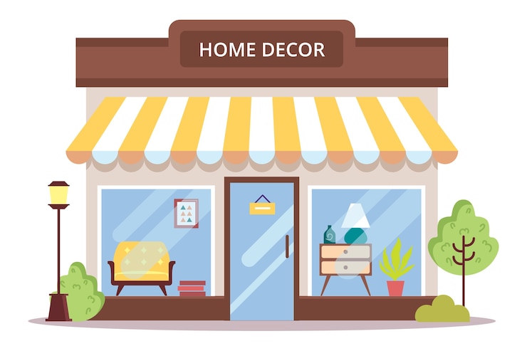 PSD gratuit illustration isolée du bâtiment de l'atelier de conception plat