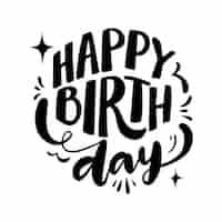 PSD gratuit illustration de lettres à l'anniversaire