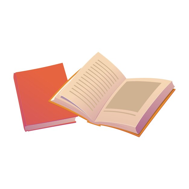Illustration de livres réalistes