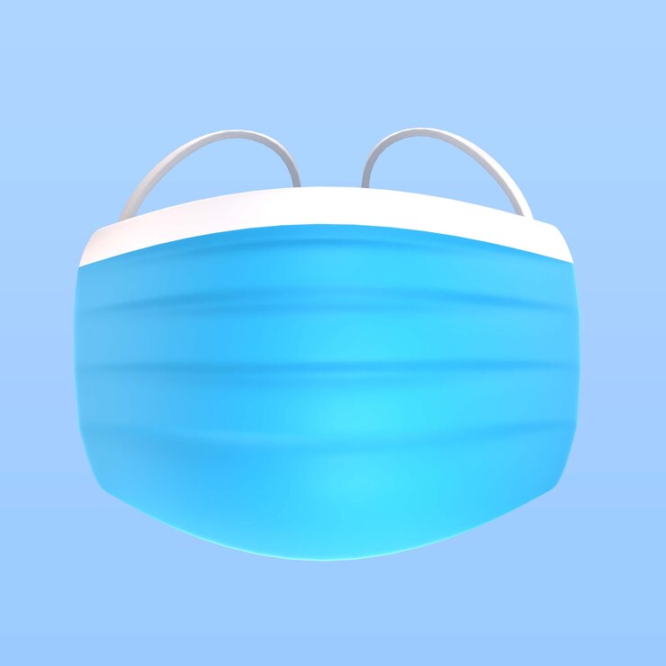 PSD gratuit illustration de masque médical