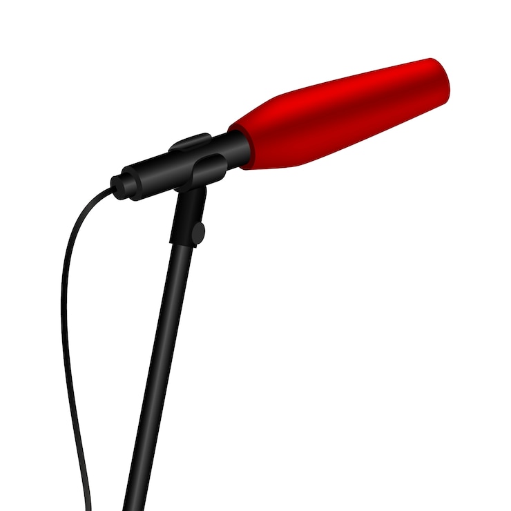 PSD gratuit illustration de microphone réaliste