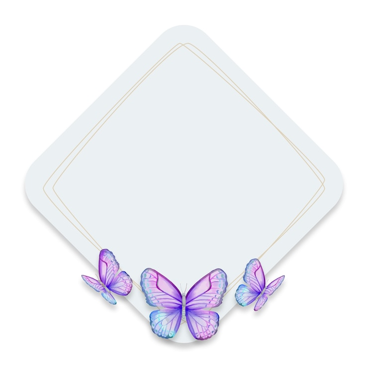 PSD gratuit illustration d'un papillon à l'aquarelle