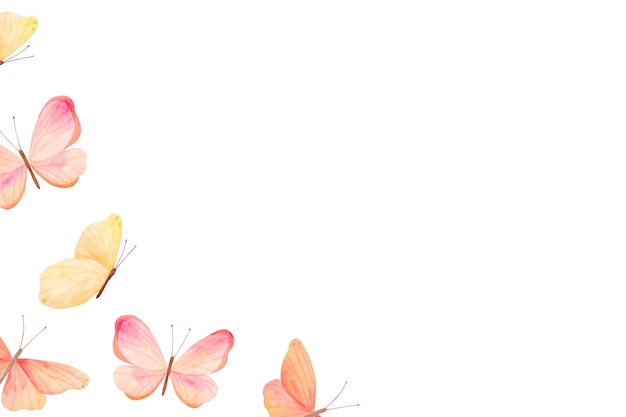 Illustration d'un papillon à l'aquarelle
