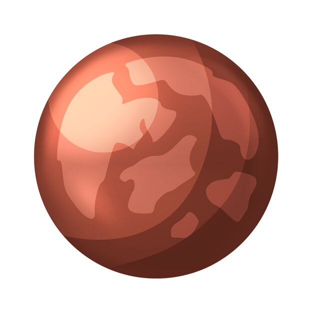 Illustration de planète de dessin animé
