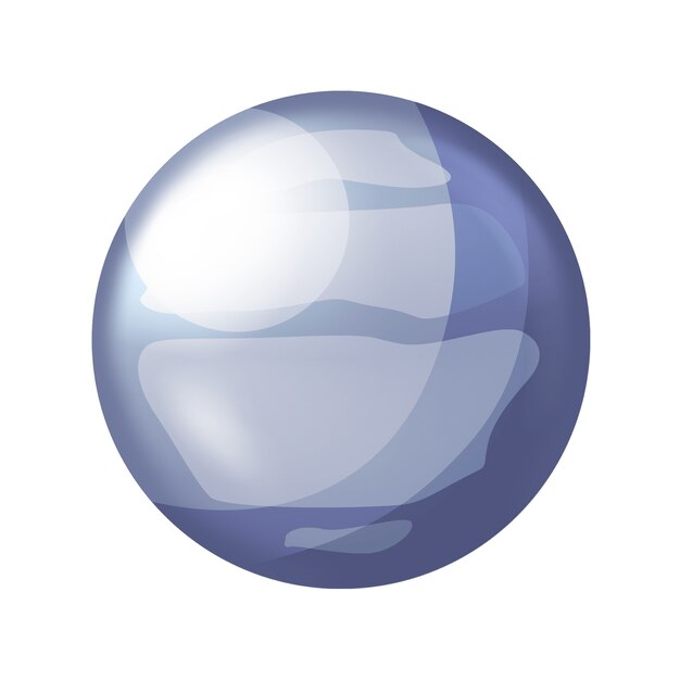 Illustration de planète de dessin animé