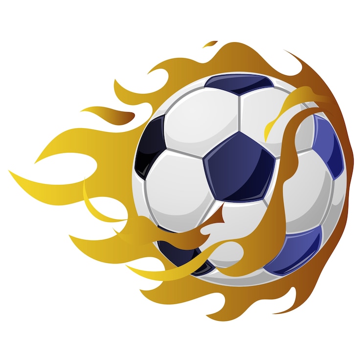 PSD gratuit illustration réaliste d'une balle de football isolée
