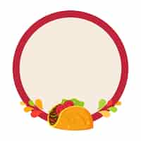 PSD gratuit illustration de tacos mexicains