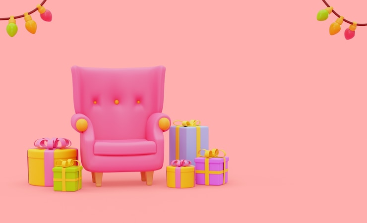 PSD gratuit illustration tridimensionnelle de la saison de noël