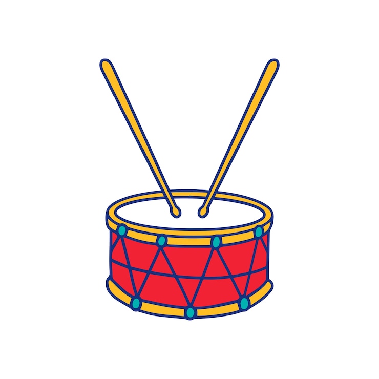 PSD gratuit instrument de musique isolé