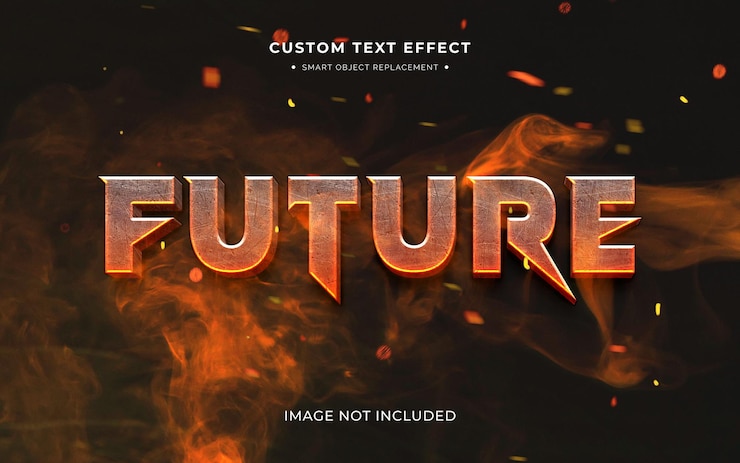 PSD gratuit jeu vidéo d'action effet de style de texte 3d