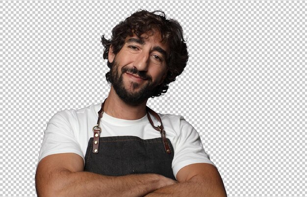 jeune homme barbu adulte concept d'appel d'offres de magasin