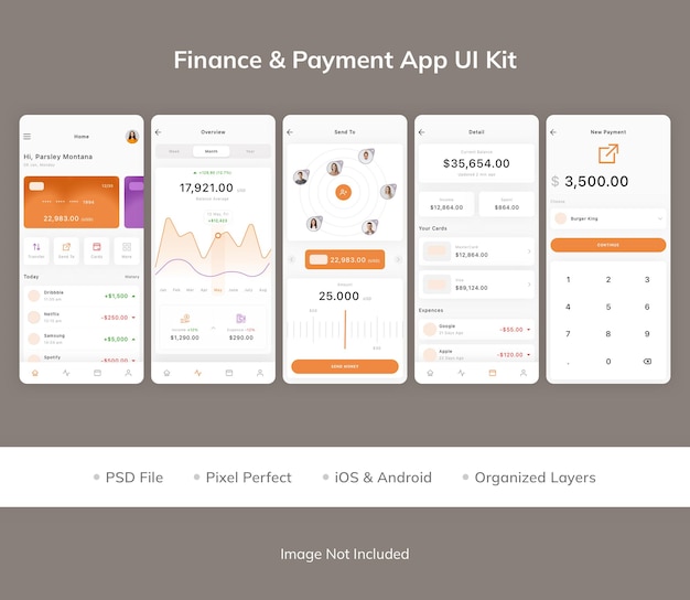 Kit d'interface utilisateur pour l'application de financement et de paiement