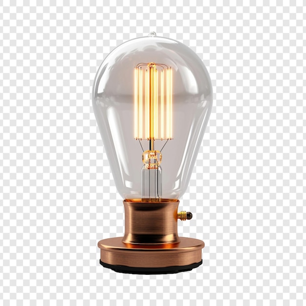 PSD gratuit lampe isolée sur fond transparent