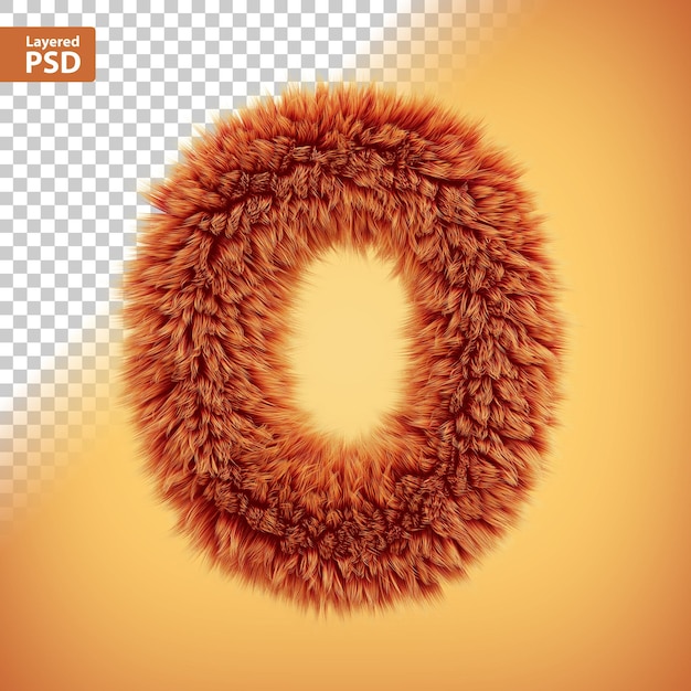 PSD gratuit lettre 3d moelleuse