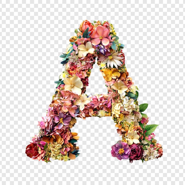La lettre florale A Un alphabet époustouflant de fleurs