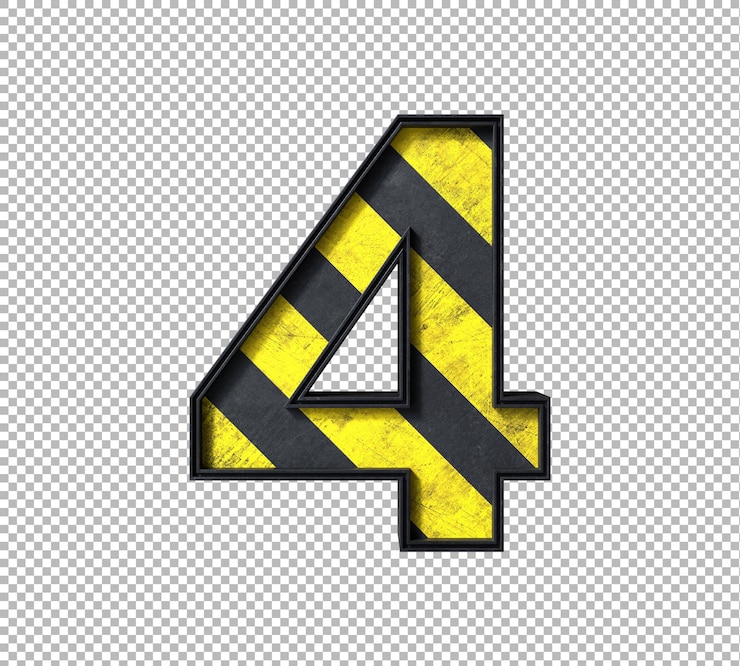 PSD gratuit lettres 3d de style industriel