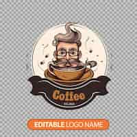 PSD gratuit logo de café psd