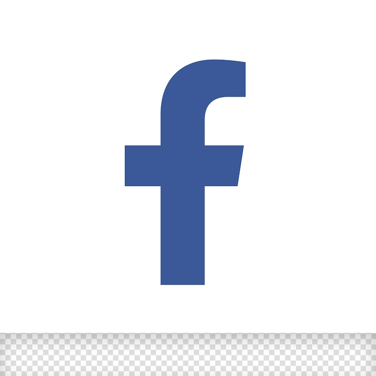 PSD gratuit le logo de facebook est modifiable.