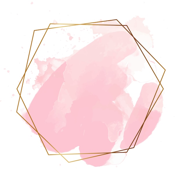 Logo de taches roses isolé