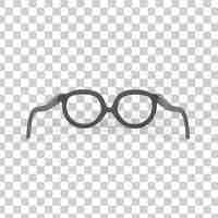 PSD gratuit lunettes de dessin animé