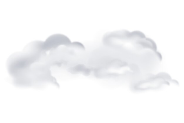 Un magnifique nuage blanc