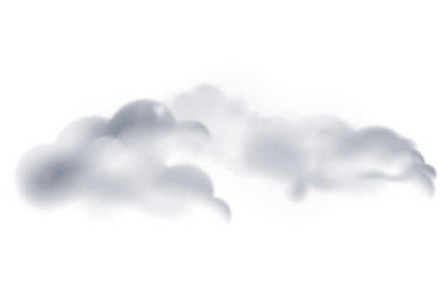 Un magnifique nuage blanc