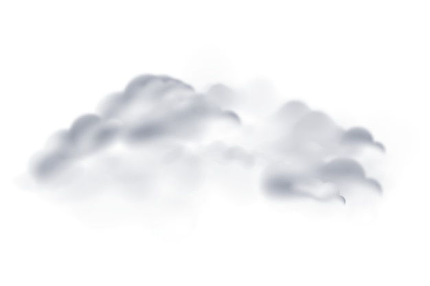 Un magnifique nuage blanc