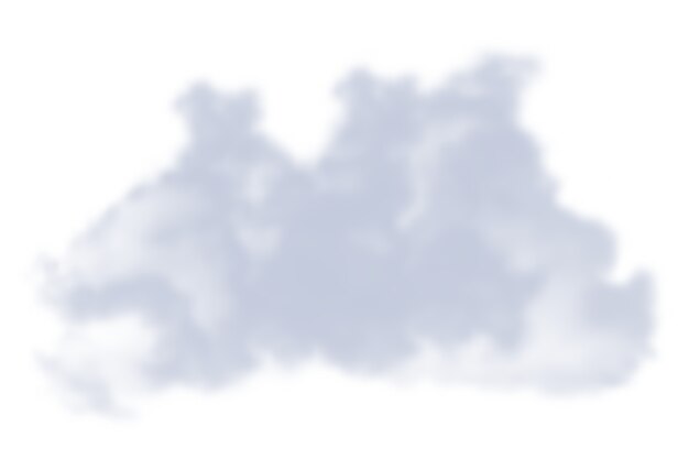 Un magnifique nuage blanc