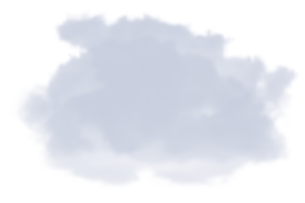 Un magnifique nuage blanc