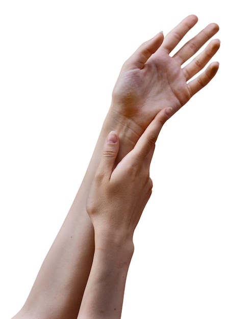Les mains sensibles sont isolées.
