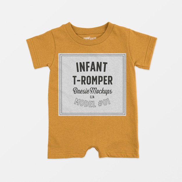 Maquette De Bébé T-romper Onesie