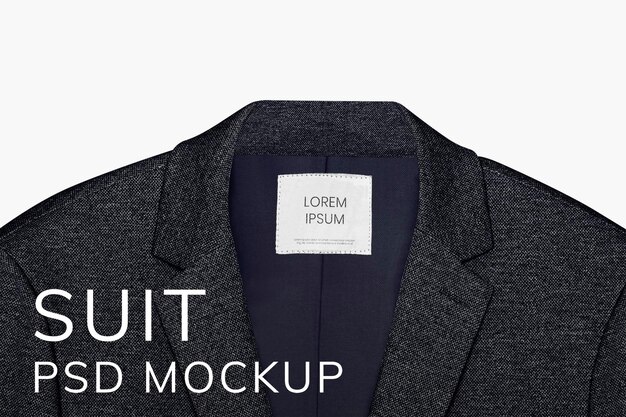 PSD gratuit maquette de blazer pour hommes psd business wear fashion