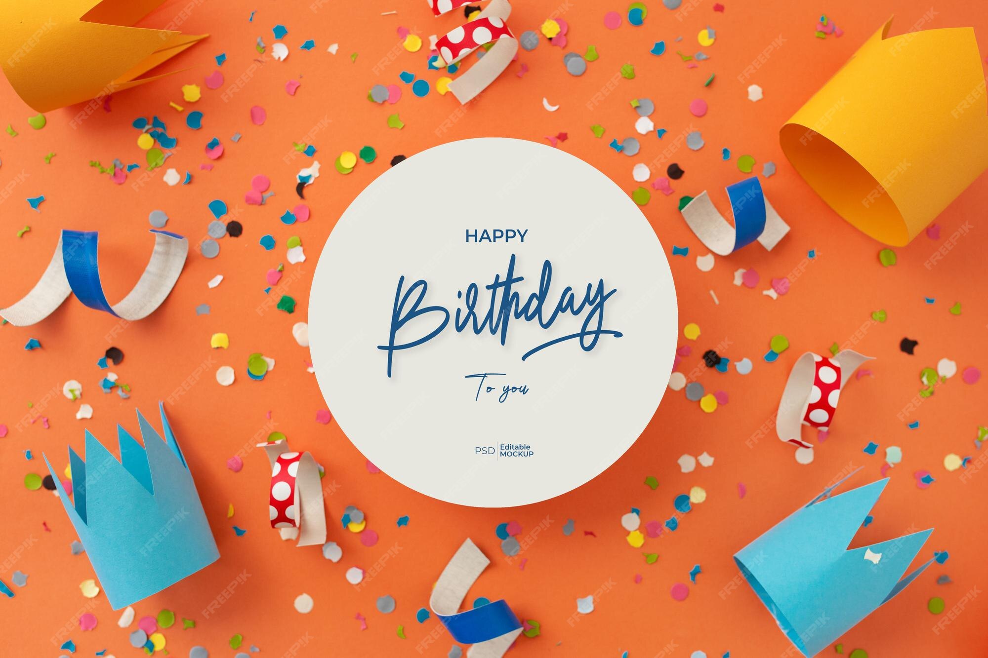 Joyeux Anniversaire Psd 8 000 Modeles Psd Gratuits De Haute Qualite A Telecharger