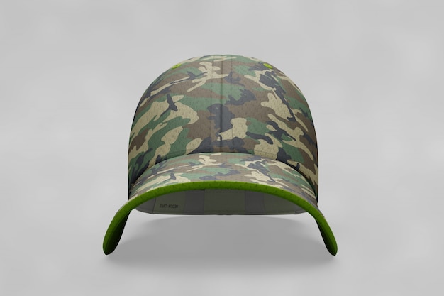 PSD gratuit maquette de casquette militaire