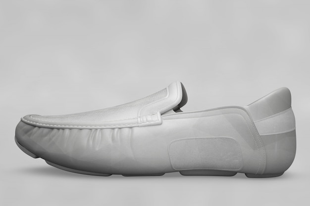 PSD gratuit maquette de chaussures blanches