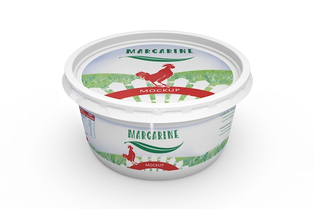 Maquette D'emballage De Margarine