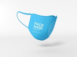 PSD gratuit maquette de masque médical de protection
