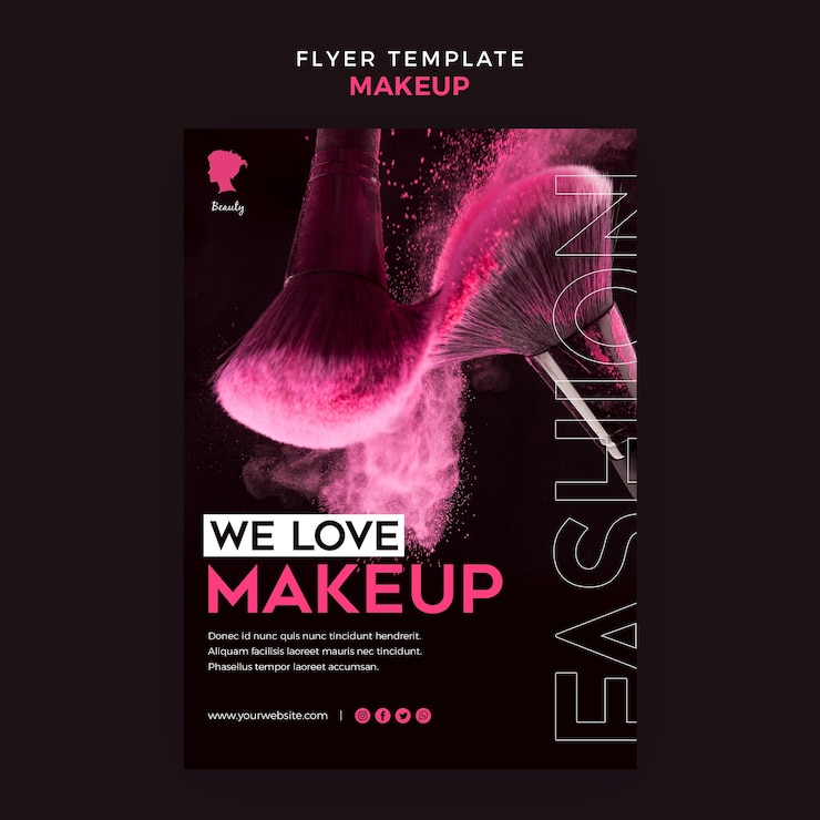 PSD gratuit maquette de modèle de flyer