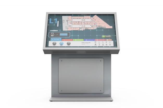 PSD gratuit maquette de panneau d'information