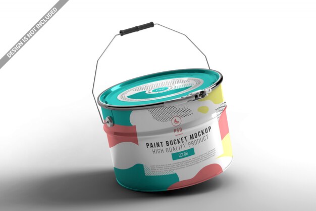 Maquette De Pot De Peinture Psd Premium