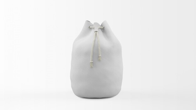 maquette de sac réaliste isolé