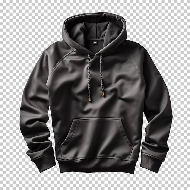 PSD gratuit maquette de sweat à capuche noir