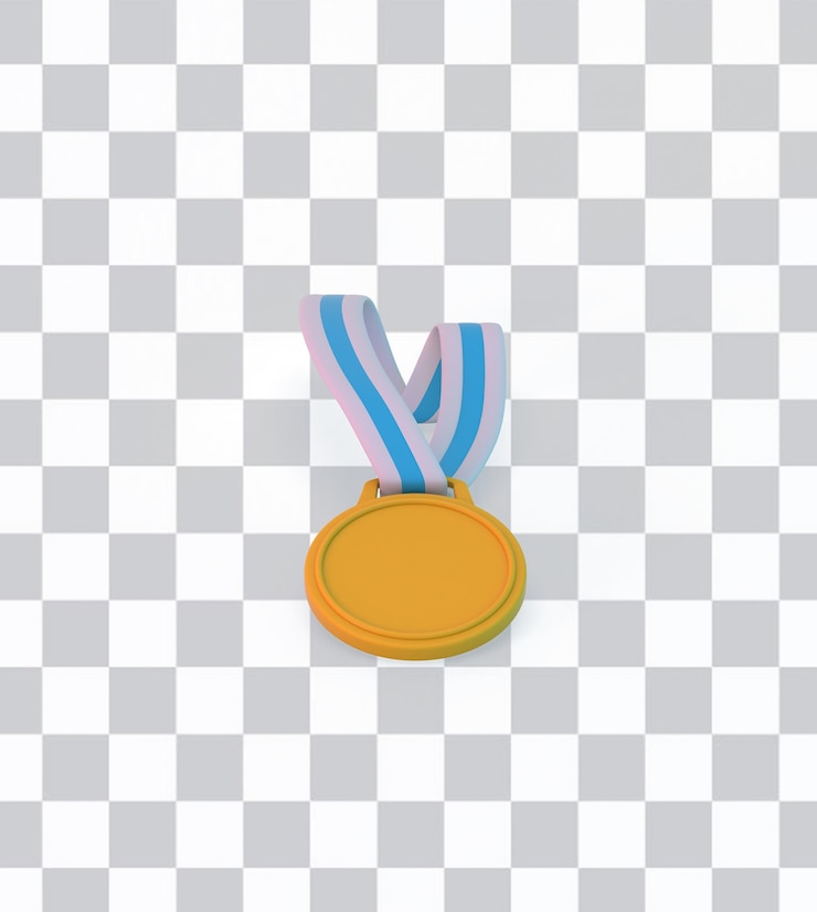 PSD gratuit médaille recto