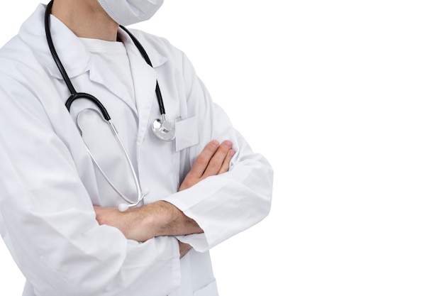 Le médecin se prépare à un examen médical de routine.