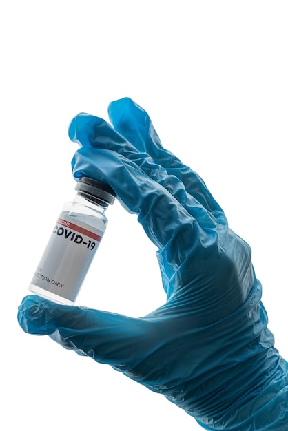 Médecin tenant un vaccin