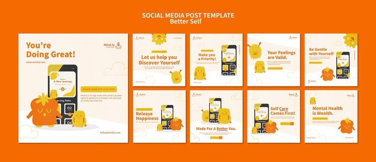 PSD gratuit meilleures publications sur les réseaux sociaux